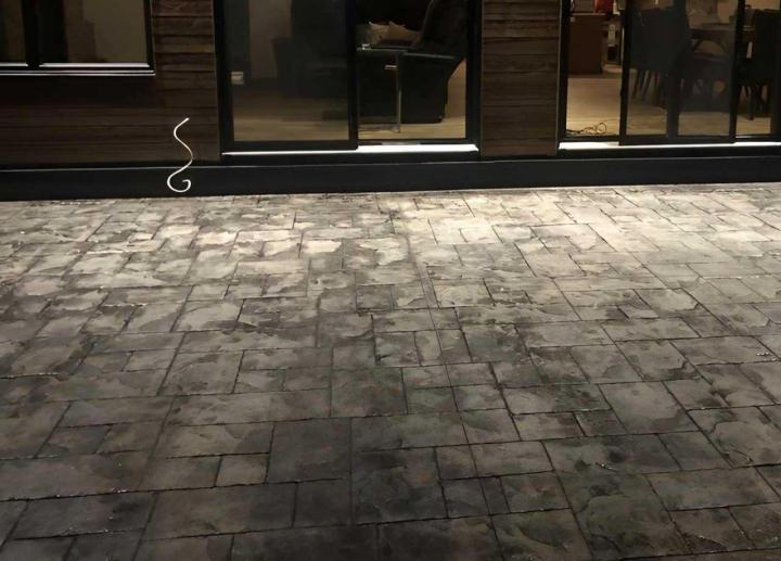 Stamped concrete work Sherbrooke