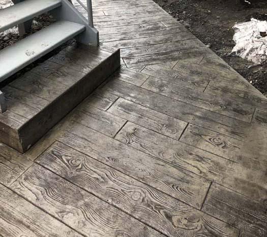 Stamped concrete Sherbrooke