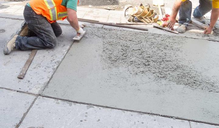 Concrete yard construction Sherbrooke